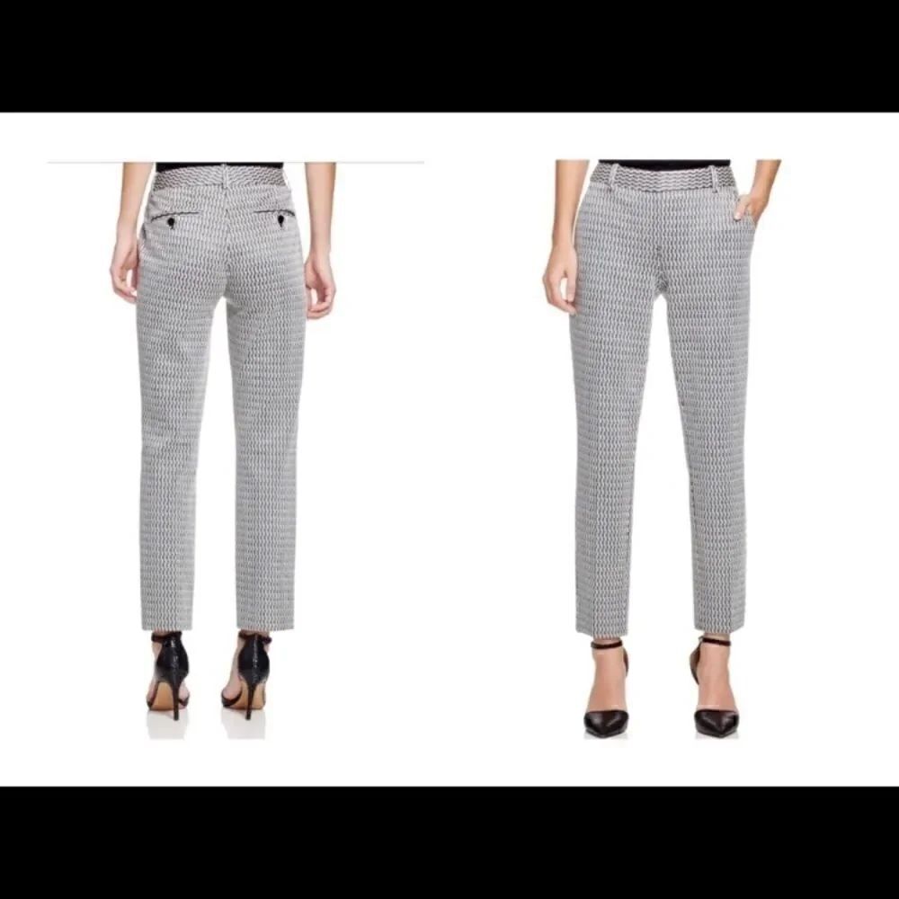 Theory Treeca CL houndstooth ankle pants sz 4 excellent condition